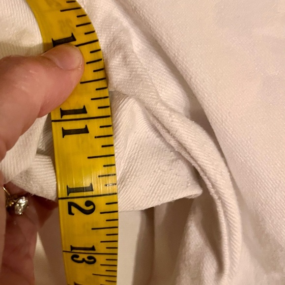 Gloria Vanderbilt All Around Slimming Effect Amanda White Denim Shorts Size 8 - Picture 12 of 13